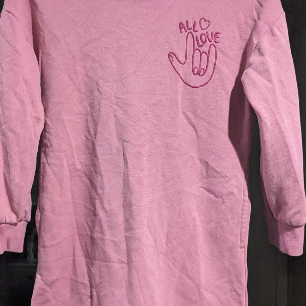 Old Navy Pink Fleece-Lined Hoodie